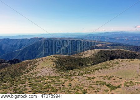 Mountain Landscape In Matagalls, Montseny, Barcelona, Spain