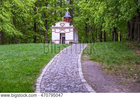 Chapel Of The Holy Sepulchre On Krizova Hora At Jiretin Pod Jedlovou. Last