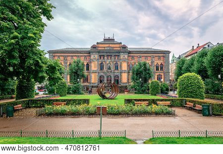 Bergen, Norway - August 15 2022: West Norway Museum Of Decorative Art (aka Kode 1), Housed In A Rena