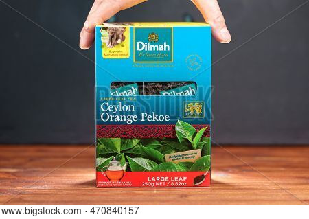 Tyumen, Russia-january 23, 2023: Dilmah Is One Of The Famous Brands In Tea Industry.