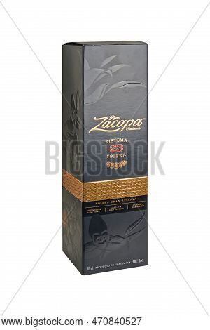 Designed Box Of Zacapa Rum From Guatemala