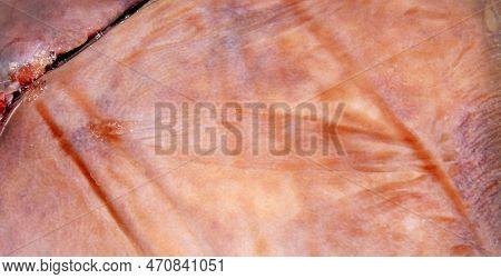 The Texture Of Beef Liver.fresh Raw Beef Liver Top View.beef Liver Background.beef Liver Top View.