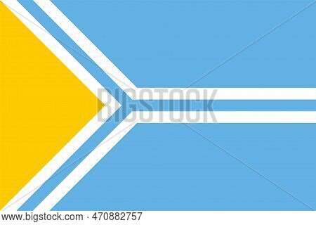 Flag Of Republic Of Tuva (russian Federation, Russia) Tyva
