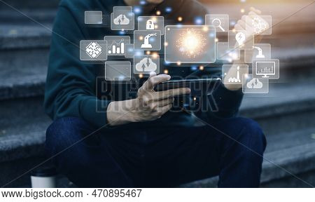 Digital Transformation Technology Strategy, Digitization And Digitalization Of Business Processes An