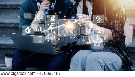 Digital Transformation Technology Strategy, Digitization And Digitalization Of Business Processes An