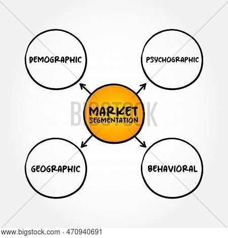 Market Segmentation Creates Subsets Of A Market Based On Demographics, Needs, Priorities, Common Int
