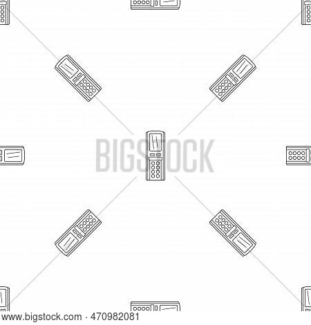 Remote Control Conditioner Pattern Seamless Repeat Geometric For Any Web Design
