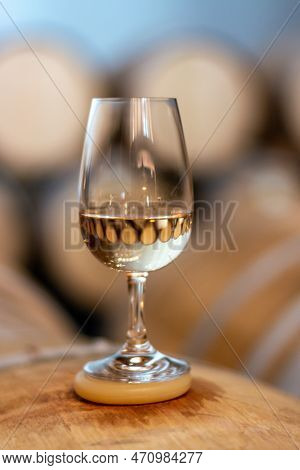 Tasting Of Rioja Wines, Visit Of Winery Cellars With French Or American Oak Barrels With Agening Red