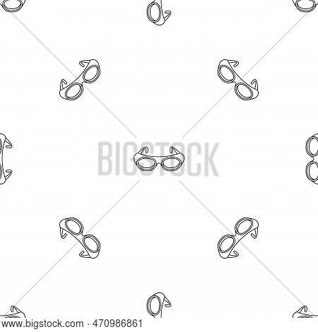 Welding Glasses Pattern Seamless Repeat Geometric For Any Web Design