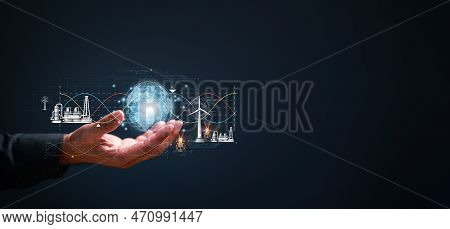 Ai smart Manufacturing and Hitech to communicate with humans for Upskill Reskill. Ai connection auto