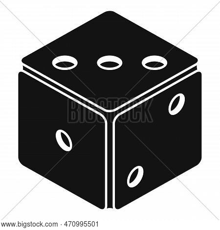 Small Dice Icon. Simple Illustration Of Small Dice Icon For Web Design Isolated On White Background