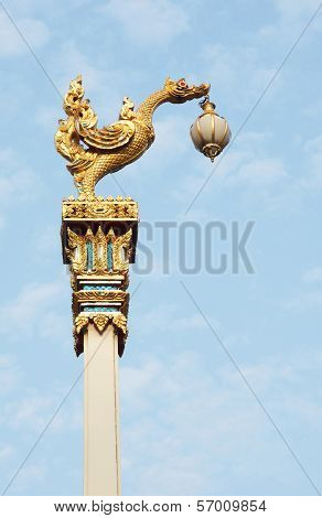 The Bird Lamp On High Pillar