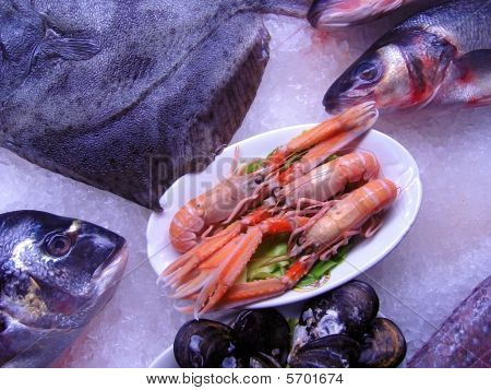 看到食物