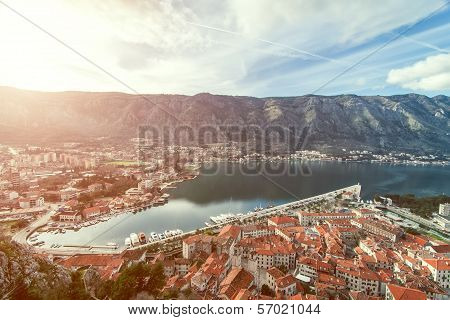 Bay of Kotor, Montenegro. Boka kotorska.