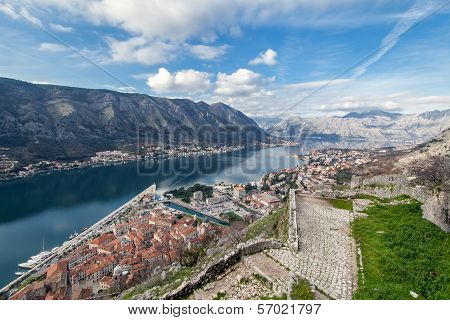 Bay of Kotor, Montenegro. Boka kotorska.