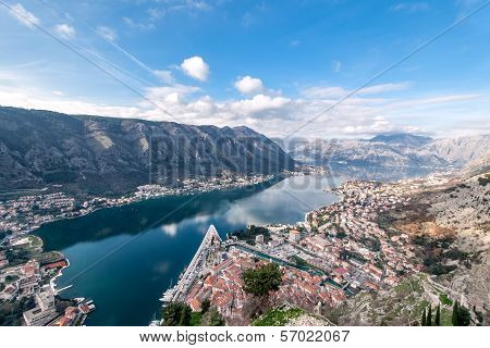 Bay of Kotor, Montenegro. Boka kotorska.