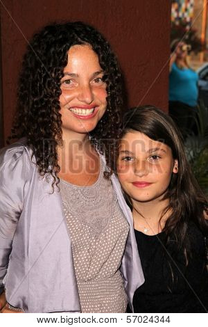 Tatiana von Furstenberg and daughter Antonio at the 
