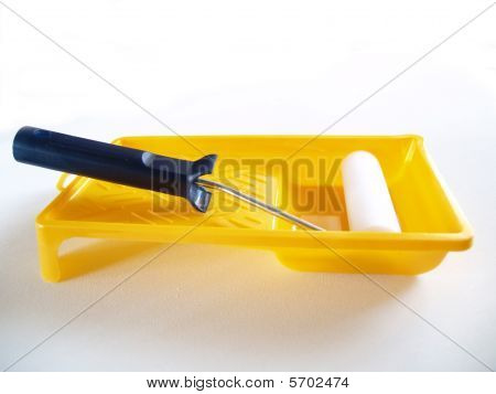 El rodillo de pintura
