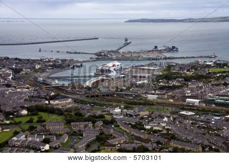Luftfoto af Anglesey