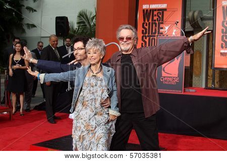 George Chakiris, Rita Moreno and Russ Tamblyn at the 