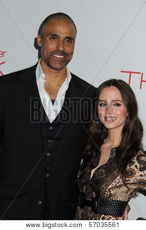 Rick Fox and Eliza Dushku at The Launch Of The Beauty Book For Brain Cancer, Chinese Theatre, Hollywood, CA 11-14-11