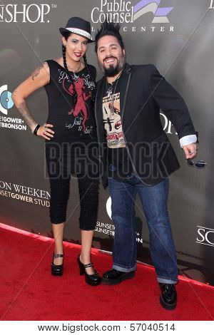 Rachel Federoff, Destin Pfaff at the Nathanaelle Couture Fashion Show as part of L.A. Fashion Weekend, Sunset Gower Studios, Hollywood, CA 10-22-11