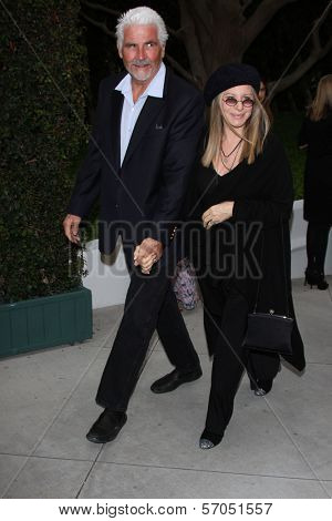 Barbara Streisand and James Brolin at a Benefit Dinner For The Natural Resources Defense Council's Ocean Initiative hosted by Chanel, Privaye Location, Malibu, CA. 06-04-11