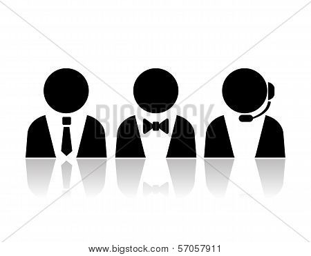 Customer service persons