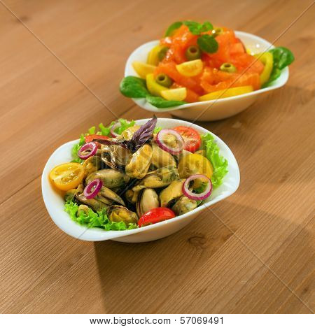 Fresh Mussels Salad