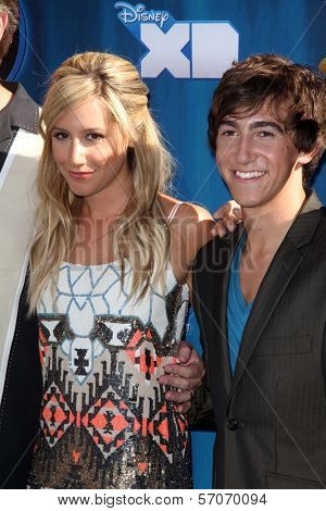 Ashley Tisdale, Vincent Martella at the Disney's Phineas and Ferb 2nd Dimension Movie Premiere, El Capitan Theater, Hollywood, CA. 08-03-11