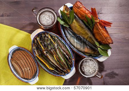 Seafood Beer Appetizer
