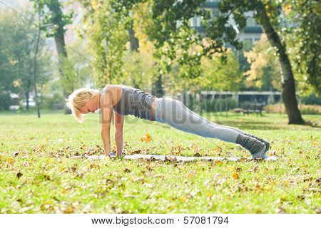 Yoga-Dandasana/Plank pose