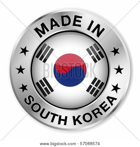 Made In South Korea Badge