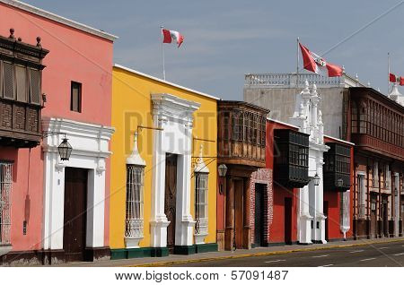 Peru, View On The Trujillo City