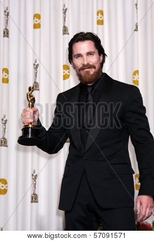 Christian Bale at the 83rd Annual Academy Awards Press Room, Kodak Theater, Hollywood, CA. 02-27-11