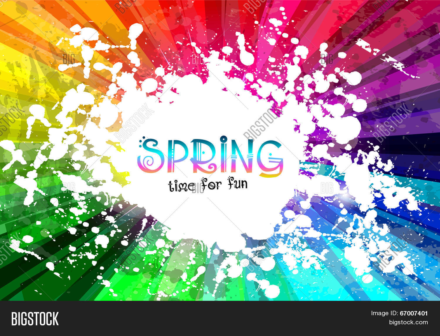 Colorful Spring Bounce Spring Colorful Image & Photo (Free Trial) | Bigstock