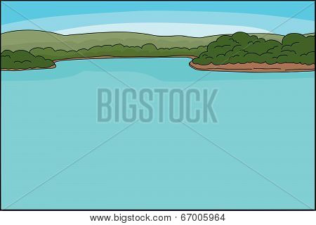 Riverfront Background