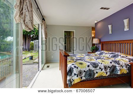 Bedroom With Walkout Deck