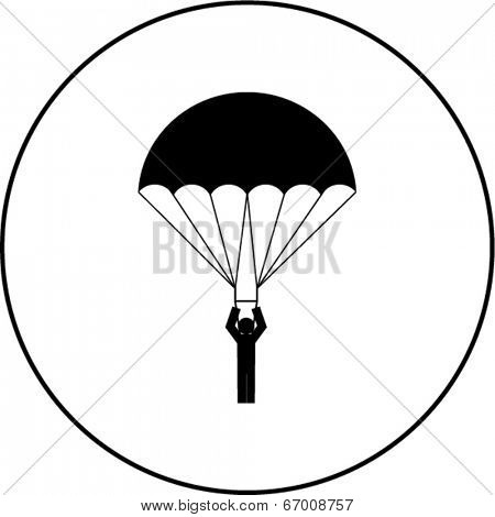 parachutist symbol