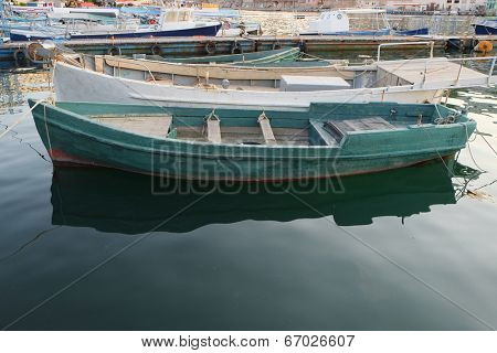 pair-oar under the white background