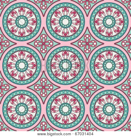 Geometric seamless ornament pattern