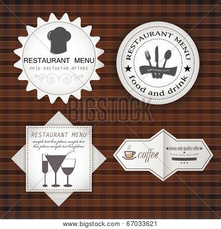 vector icons / cafe and restaurant