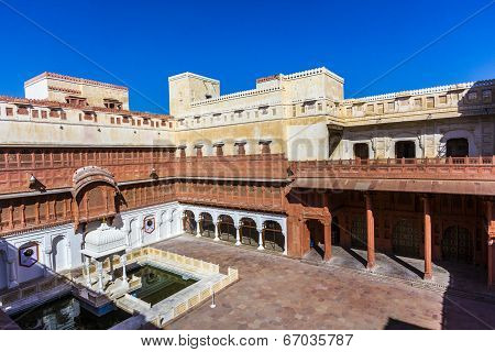 Junagarh Fort In City Of Bikaner Rajasthan State In India