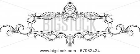 32_vector Frame With Floral Elements For Registration 9