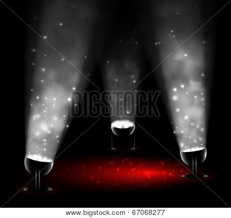 Three Spotlights
