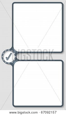 Double Box For Entering Text With Arrows And Check Box