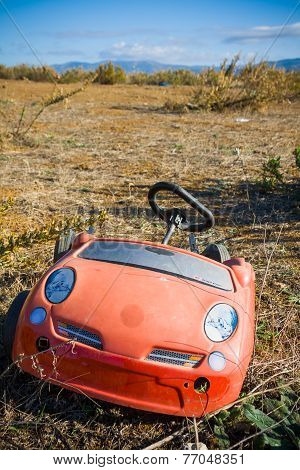 Trash In Shantytown - Child Car