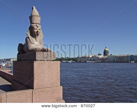 스핑크스의 이집트 조각