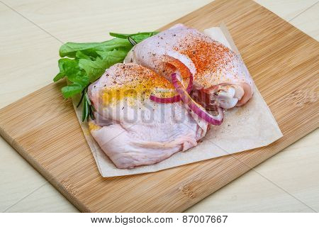 Raw Chicken Thights
