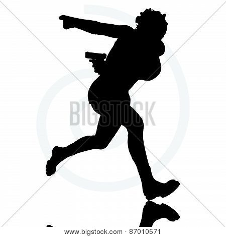 Man with a gun